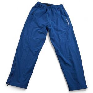 Easton Youth Hockey Pants Blue Size L Boys Athletic Training Zip Pocket Sports